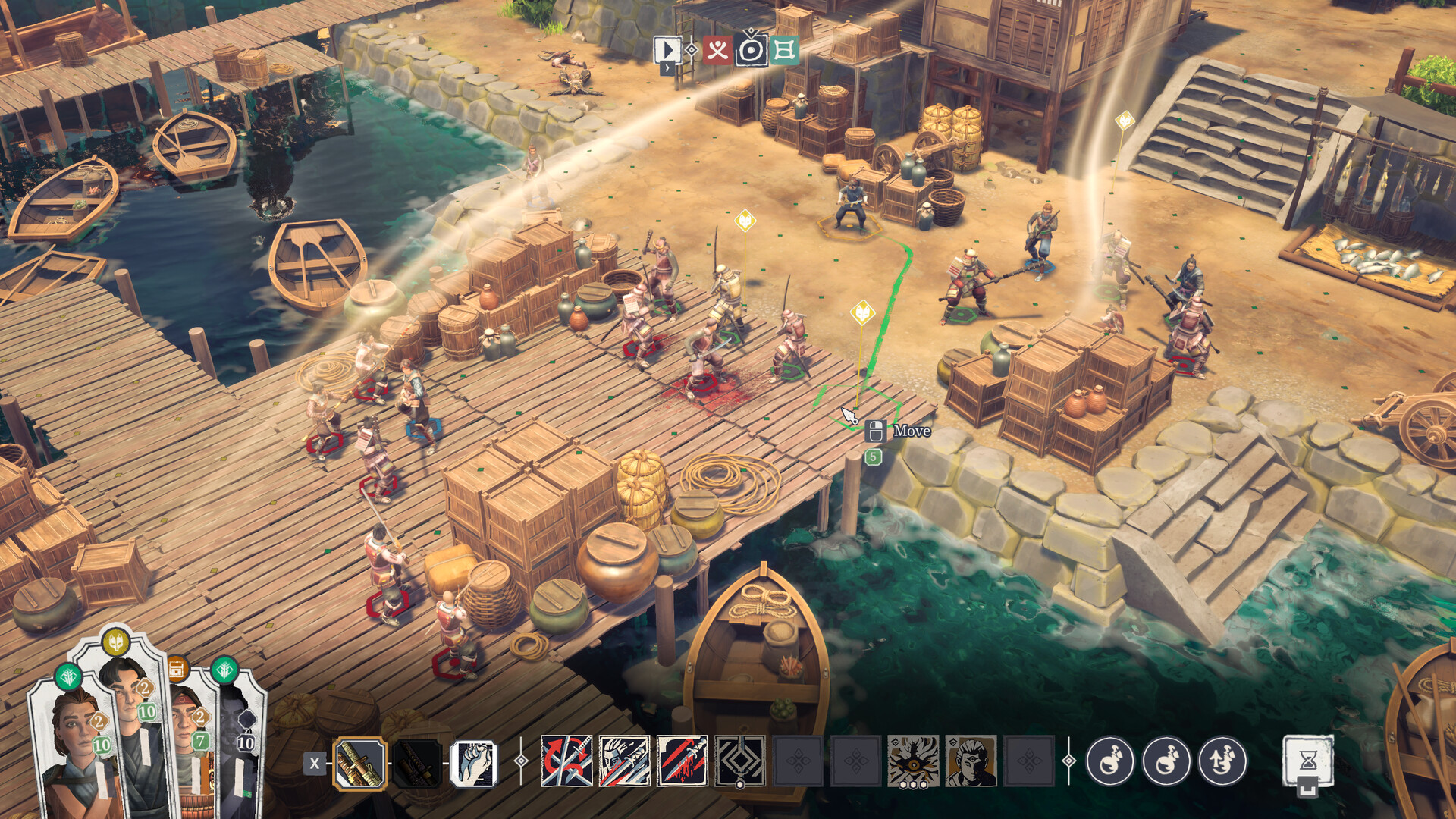 Expeditions: Samurai Heimlichkeitssystem